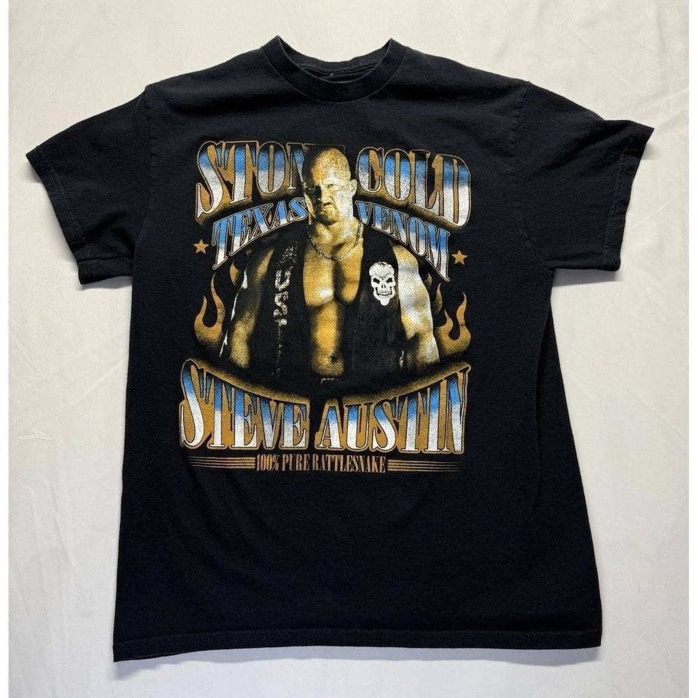 WWE Stone Cold Steve Austin Texas Venom T Shirt M Adult Authentic tee graphic